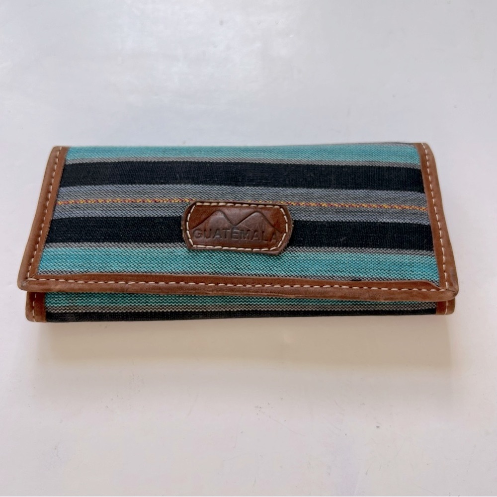 Guatemalan Trifold Woven Wallet Stripes